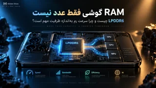 RAM گوشی فقط عدد نیست؛ LPDDR6 چیست و چرا سرعت رم به‌اندازه ظرفیت مهم است؟